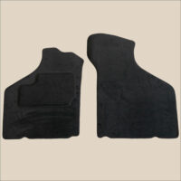 tapis avant surpiqure Rouge austin mini cooper 1.3i