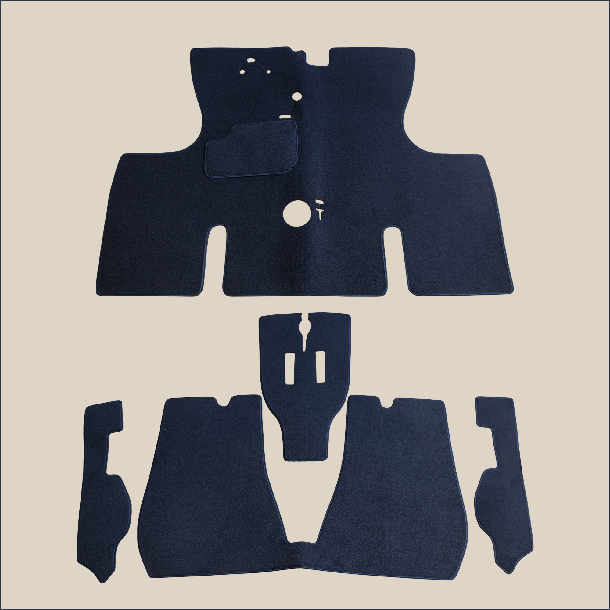 tapis bleu marine renault caravelle 1100s