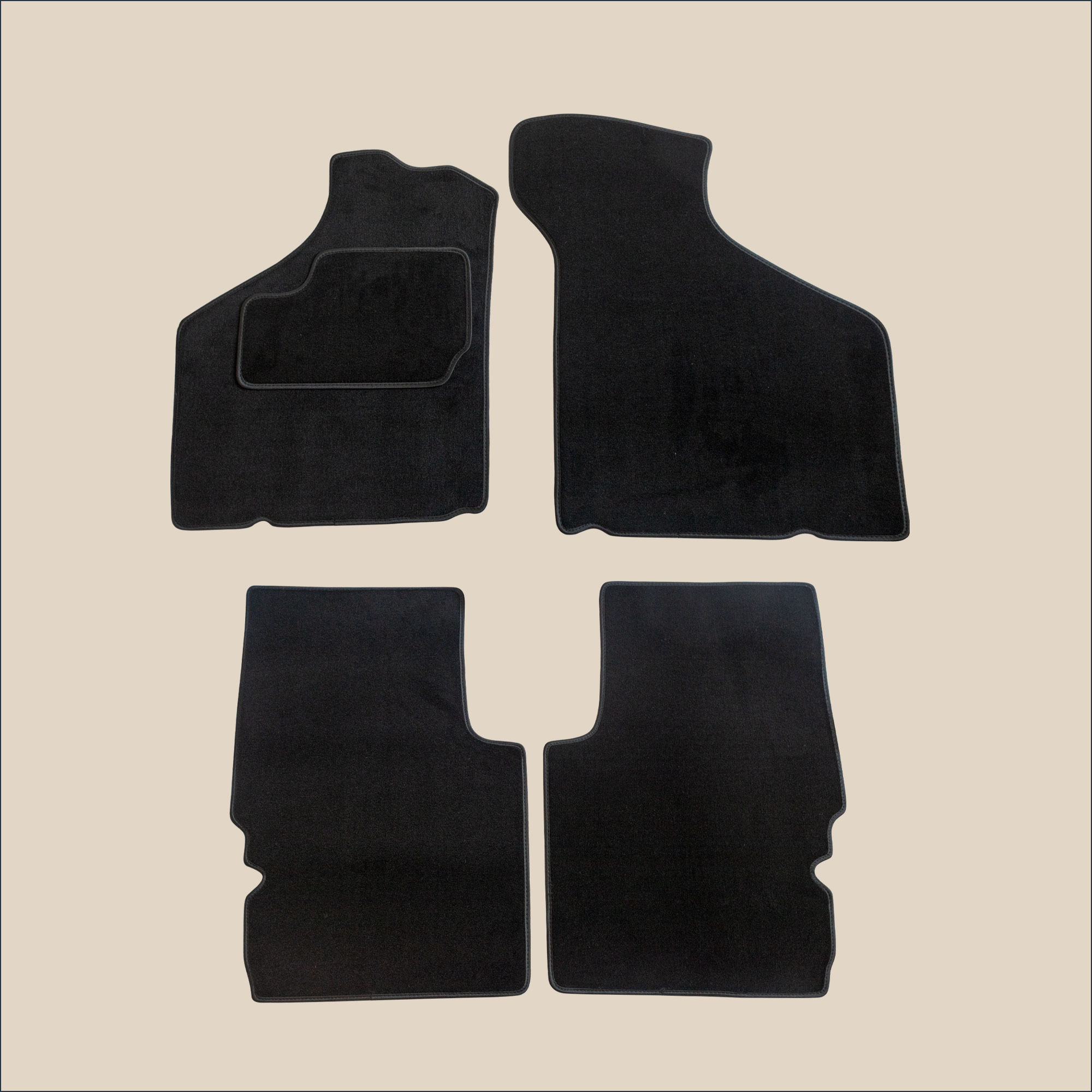 tapis noir austin mini 1000