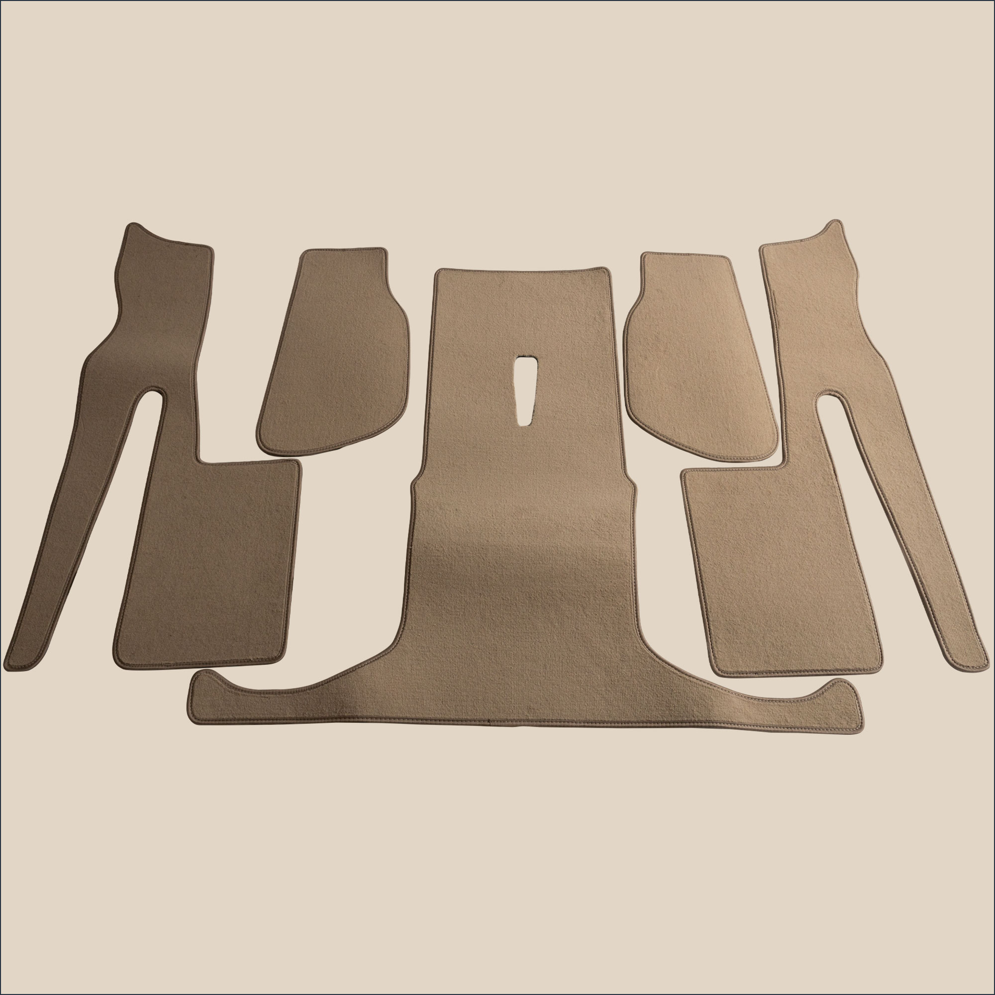 tapis arrière beige simca 8