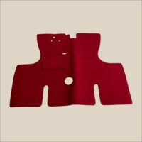 tapis avant rouge renault ondine