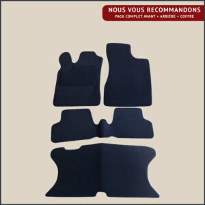 jeu de tapis bleu marine renault twingo 1