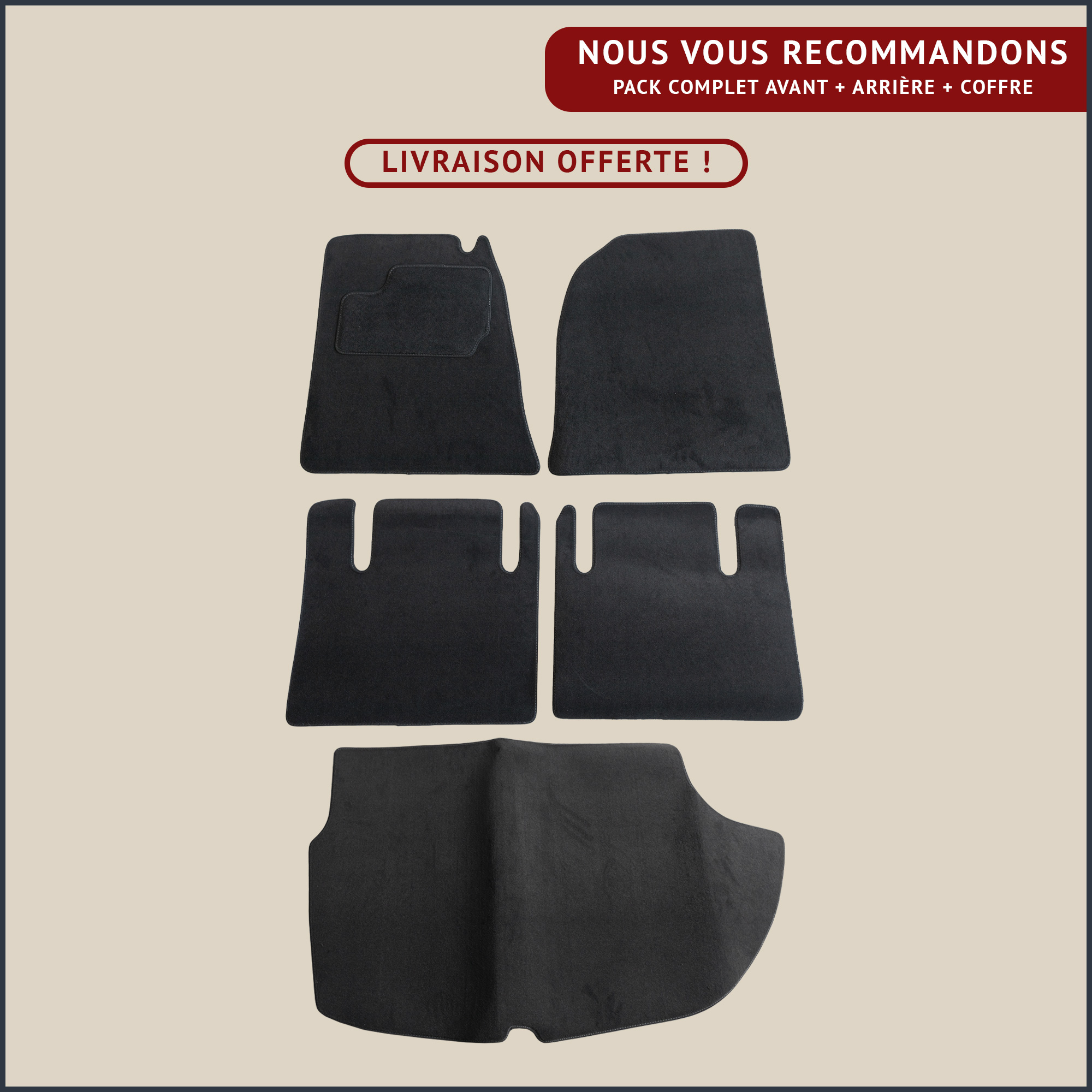 jeu de tapis complet jaguar mk2