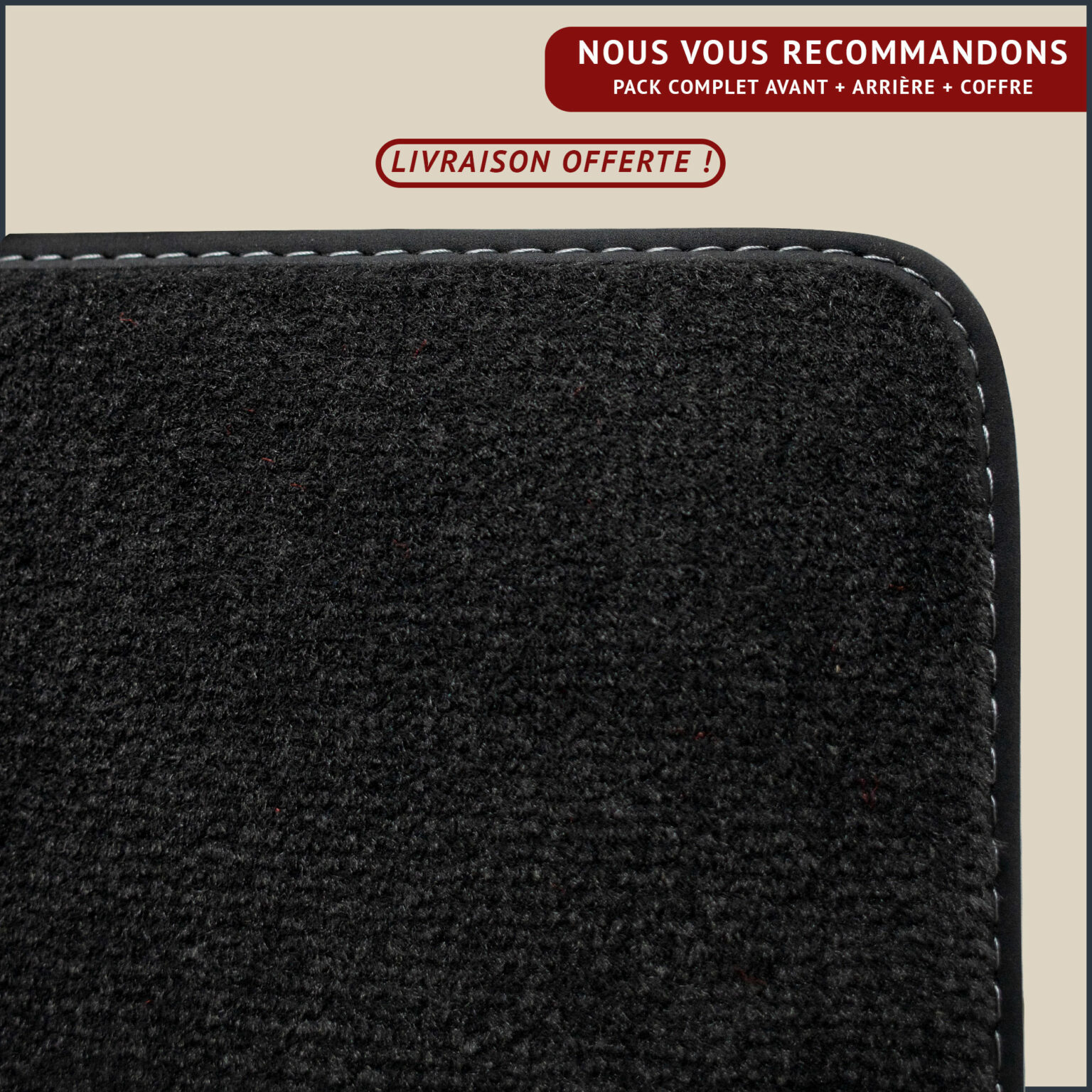Tapis D'isolation Pour Capot Land Rover Range Rover L322 (2003-2012) - Réduction Bruit Et Chaleur - Feuille Aluminium Noire - 4
