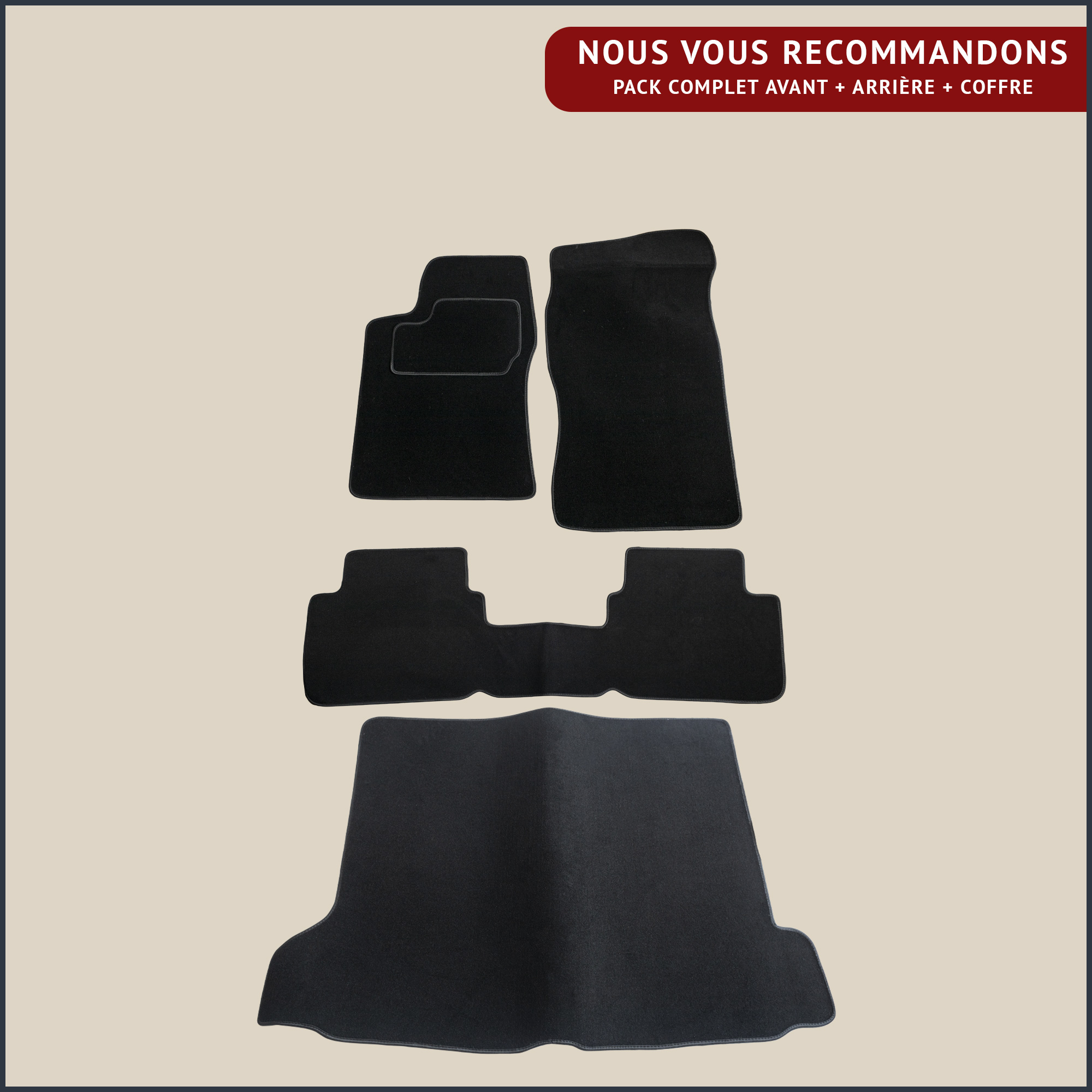 jeu de tapis complet pour citroen xm