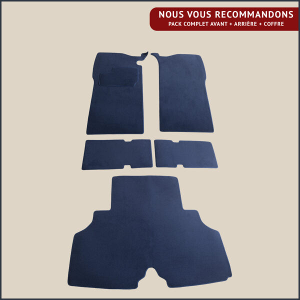 jeu de tapis complet pour peugeot 404 berline