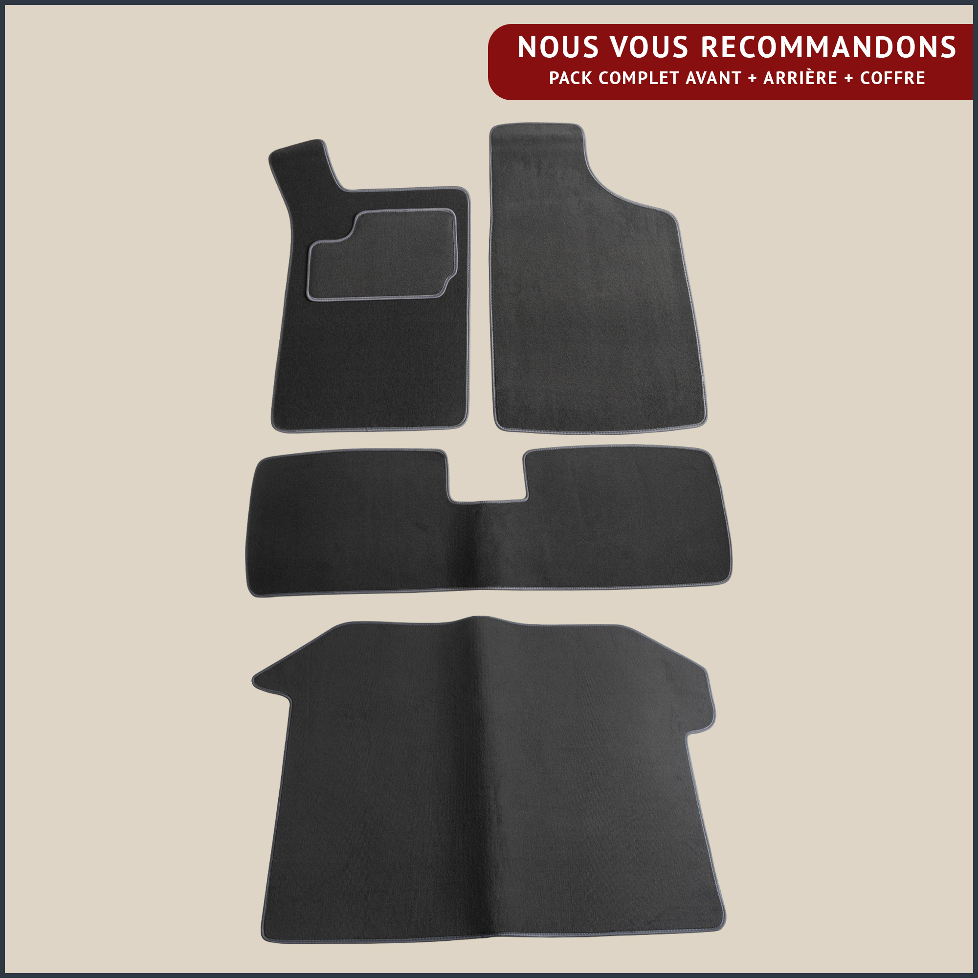 jeu de tapis complet pour renault 21 5 portes