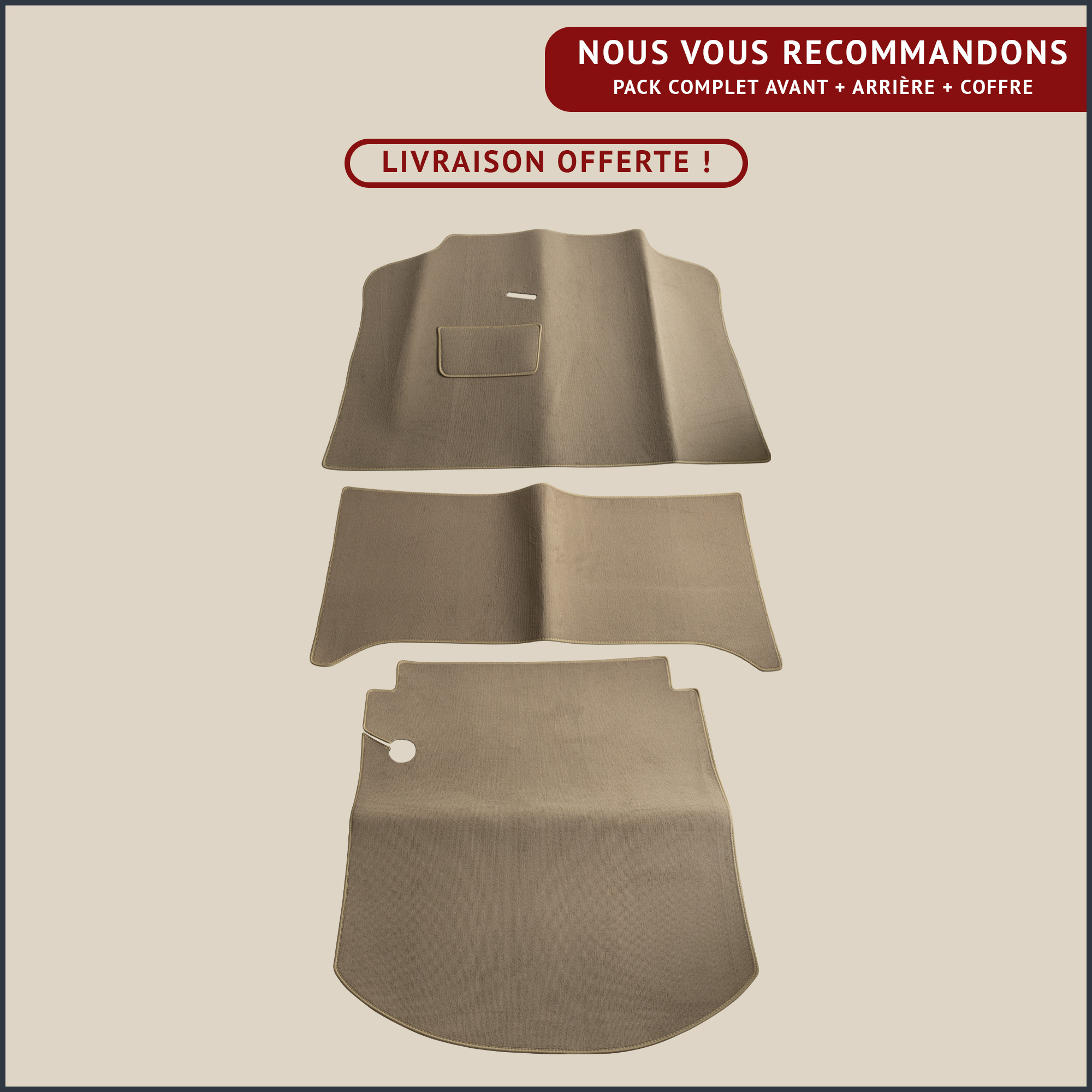 jeu de tapis complet panhard pl17 berline
