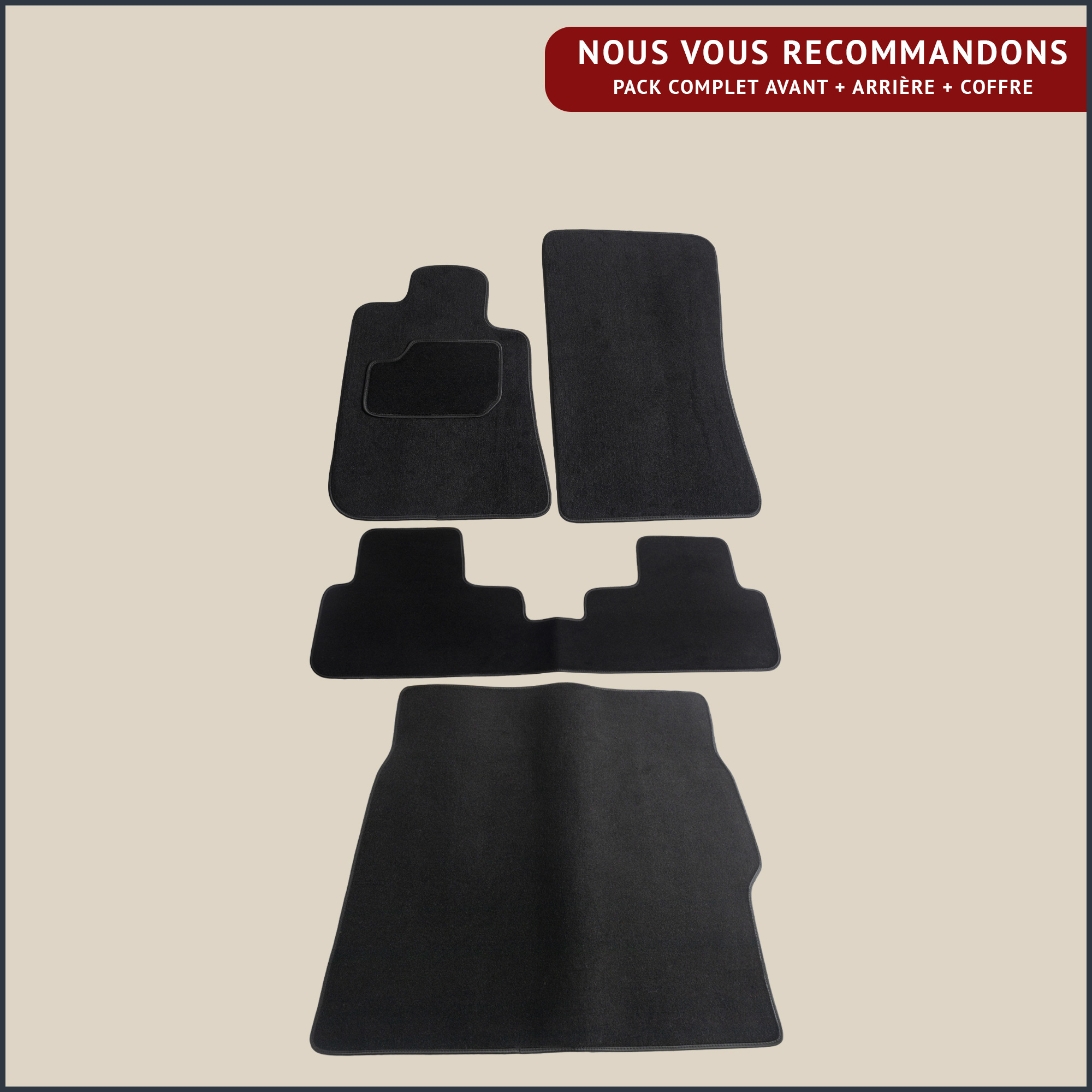 jeu de tapis complet bmw serie 3 e30 break