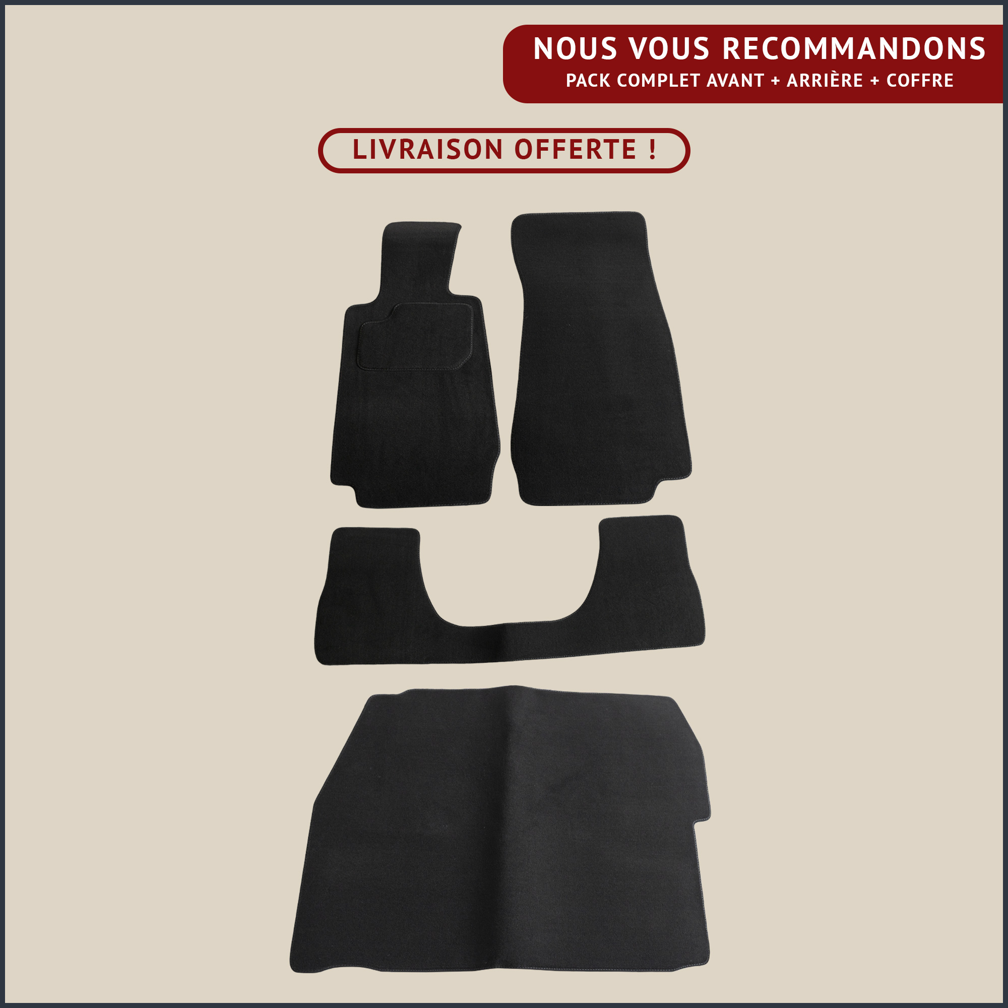 jeu de tapis bmw serie 3 e30 cabriolet