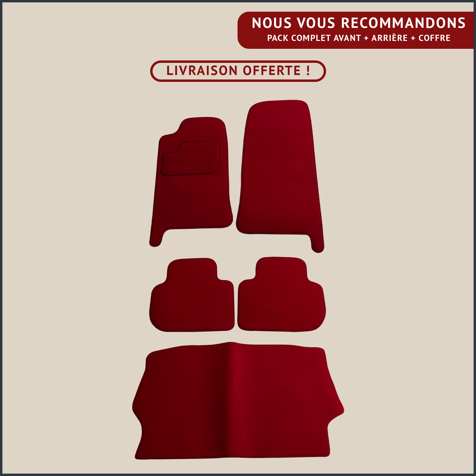 jeu de tapis complet daimler double six