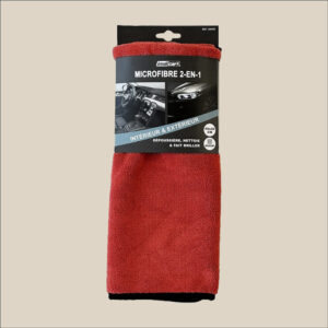 microfibre 2-en-1 40x40cm